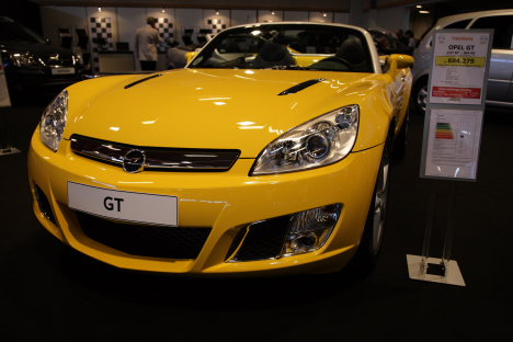 Var det noget med en roadster? Opel GT med 264 HK.
(Foto: Motorsporten.dk)